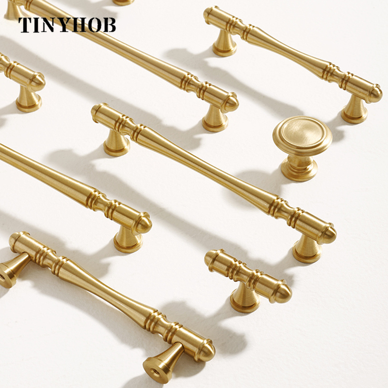 Kitchen Gadgets Gold - الذهب مقابض للخزانة مكتب درج سحب