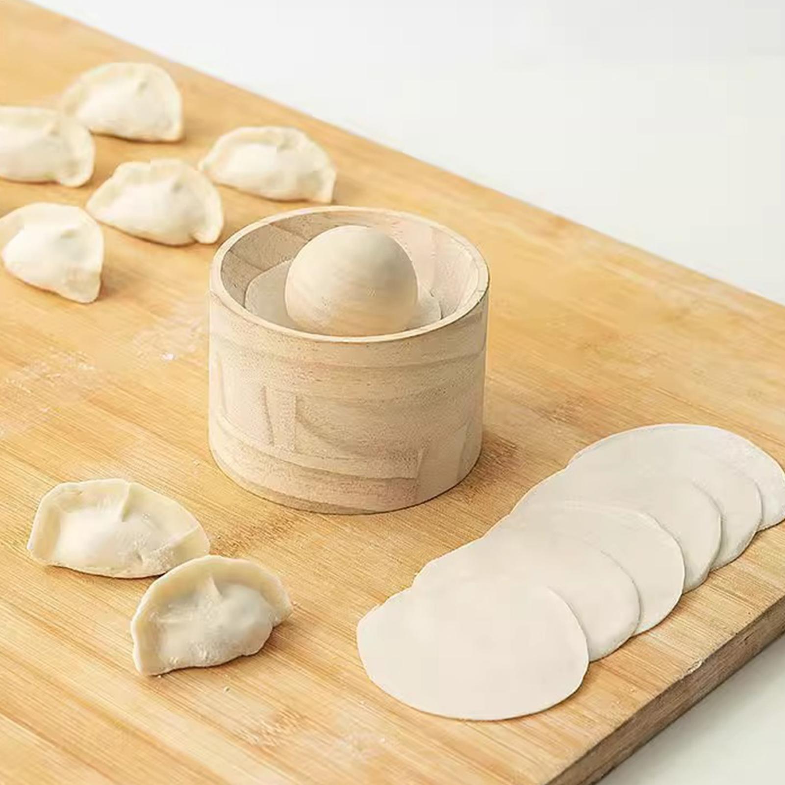 قالب صنع الزلابية الخشبي اليدو - مراجعة Kitchen Gadgets Dumpling Maker وسعره
