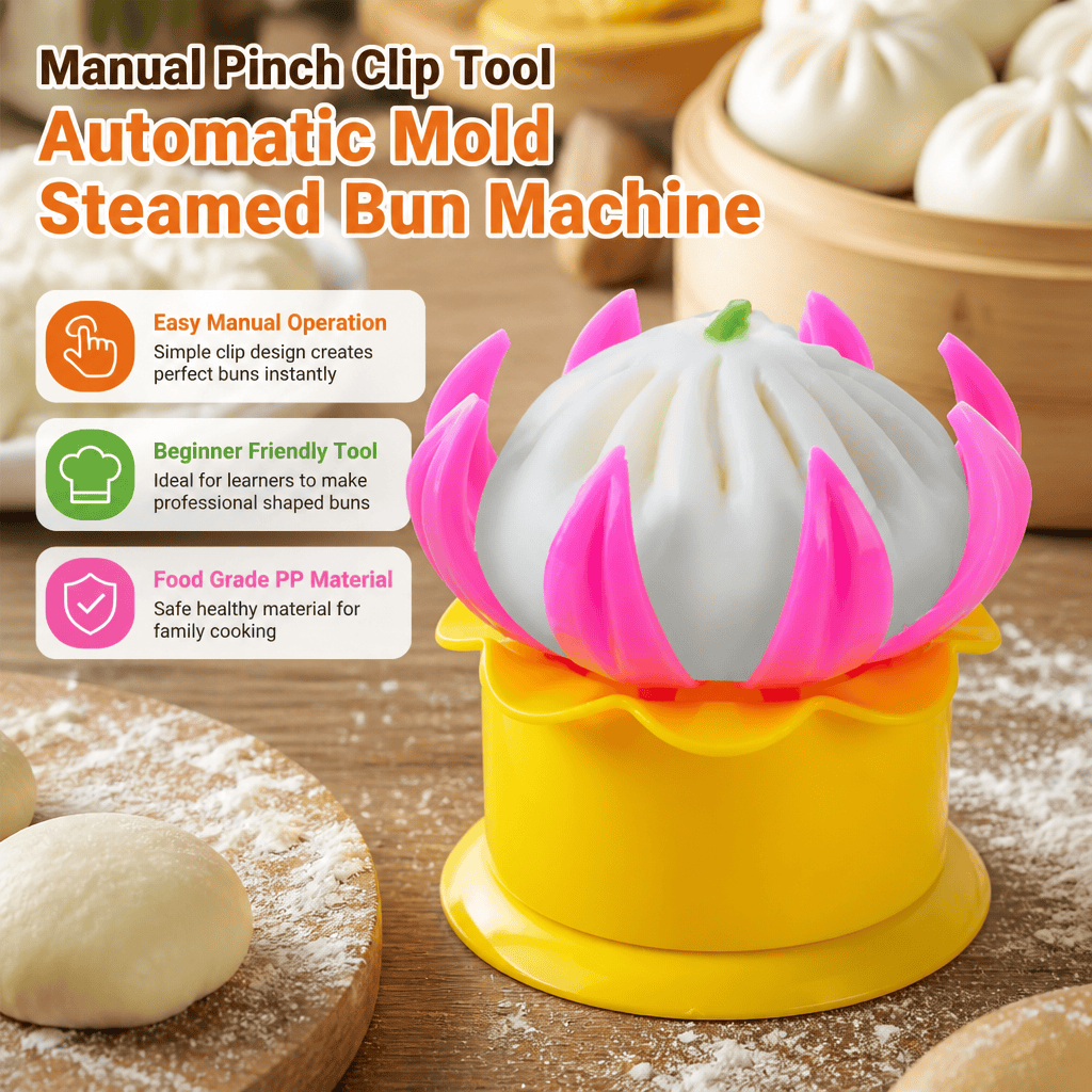 قالب صنع الخبز المطهو على البخ - مراجعة Kitchen Gadgets Dumpling Maker وسعره
